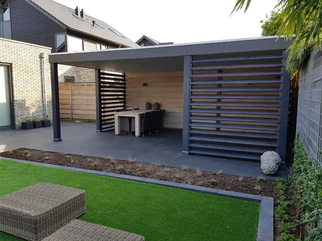 Houten overkapping op maat