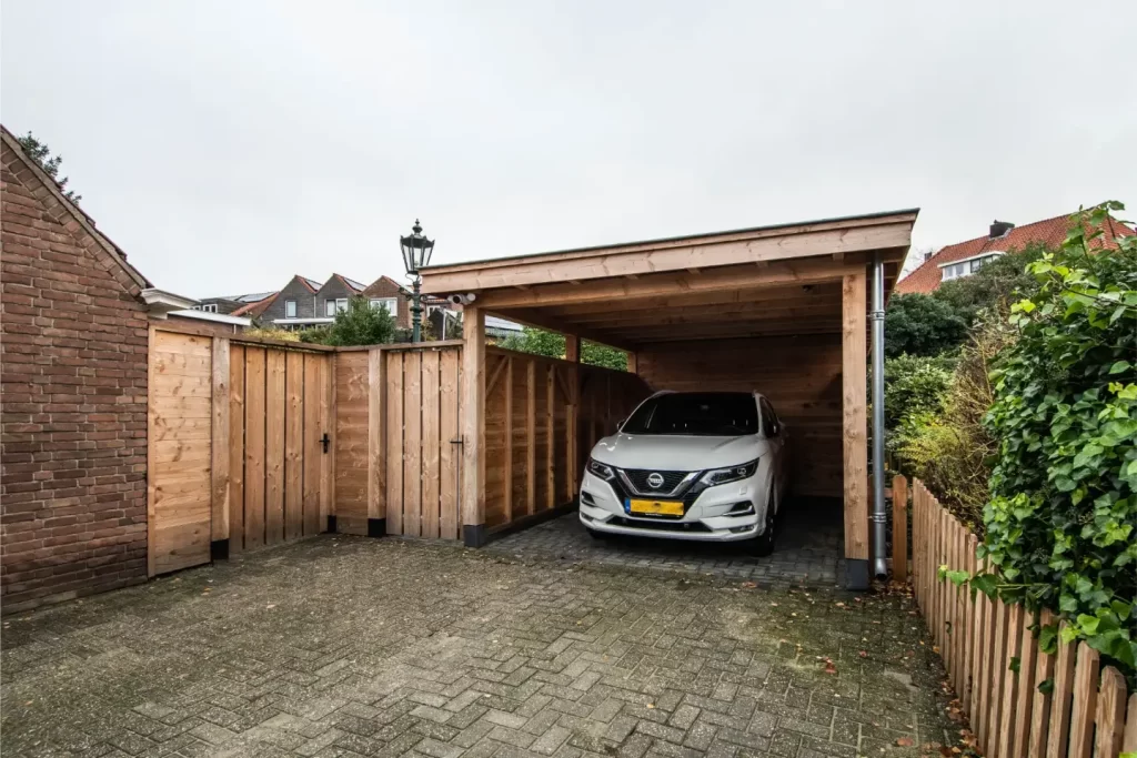 Houten carport
