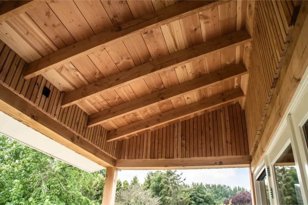 Houten veranda