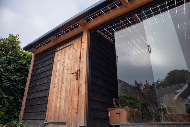 Solar veranda door Civil Wood